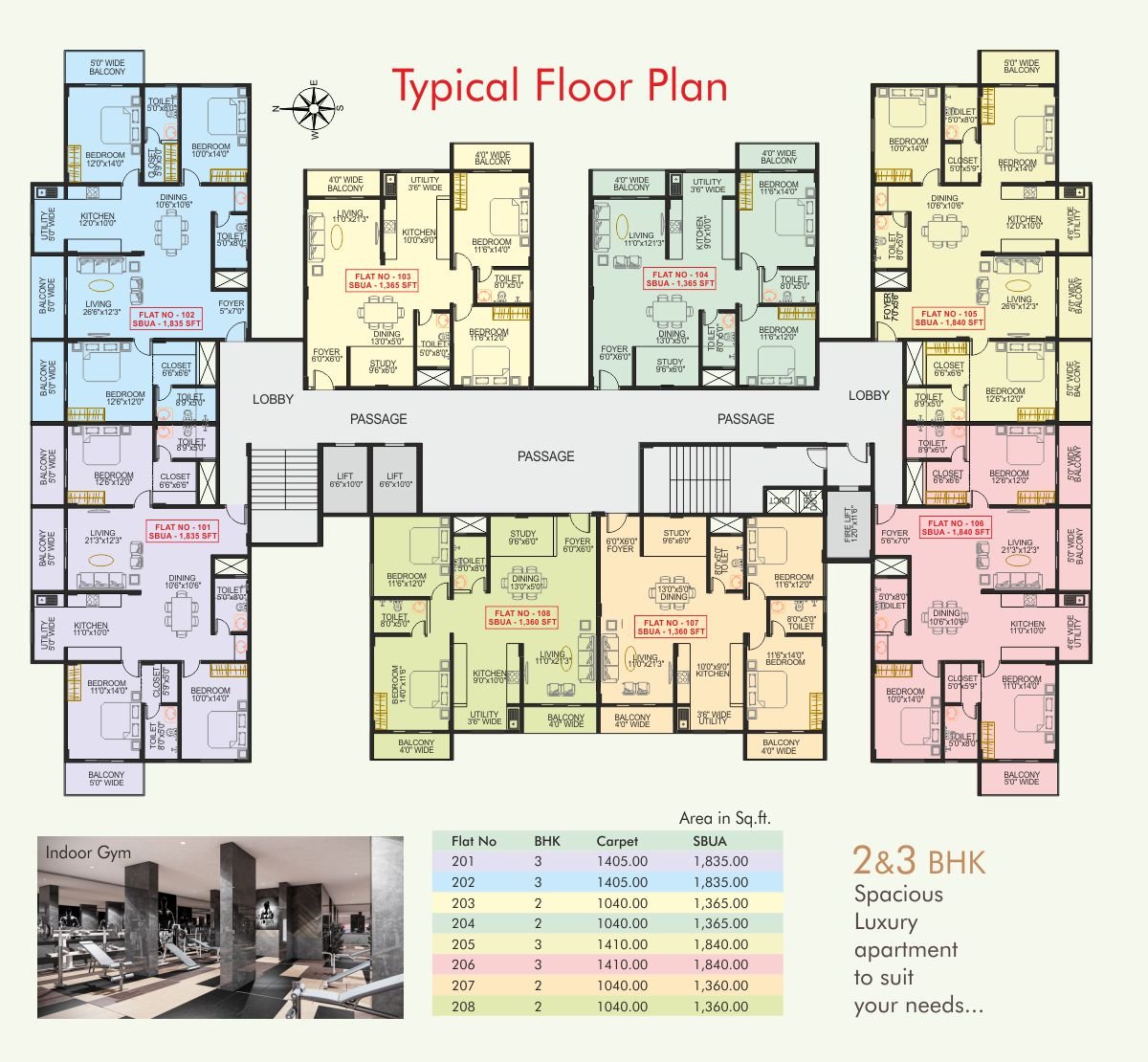 Kirthi Palmville Floor Plan D